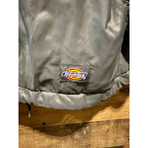 Dickies Men’s Snap Front Nylon Coaches Jacket – Grey – Size Small - Picture 4 of 10